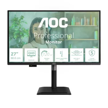 AOC Q27P4U computer monitor 68.6 cm (27 inch) 2560 x 1440 pixels Wide Quad HD Black