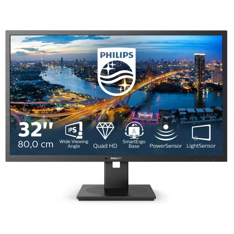 Philips B Line 325B1L/00 computer monitor 80 cm (31.5 inch) 2560 x 1440 pixels 2K Ultra HD LCD Black