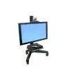 Ergotron Neo-Flex Mobile MediaCenter UHD Cart for 50-80 inch Displays, Black