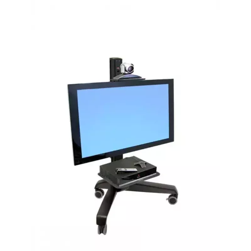 Ergotron Neo-Flex Mobile MediaCenter UHD Cart for 50-80 inch Displays, Black