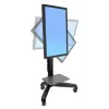 Ergotron Neo-Flex Mobile MediaCenter UHD Cart for 50-80 inch Displays, Black