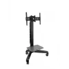 Ergotron Neo-Flex Mobile MediaCenter UHD Cart for 50-80 inch Displays, Black