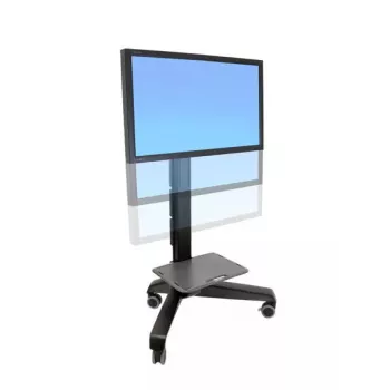 Ergotron Neo-Flex Mobile MediaCenter UHD Cart for 50-80 inch Displays, Black