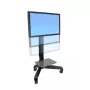Ergotron Neo-Flex Mobile MediaCenter UHD Cart for 50-80 inch Displays, Black