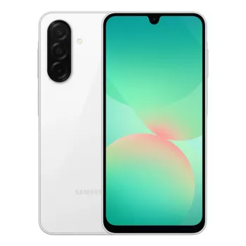 Smartphone Samsung Galaxy A26 5G — 6.7 inch Super AMOLED, 128 GB, 6 GB RAM, 50 MP triple camera, IP67, 5000 mAh (White)