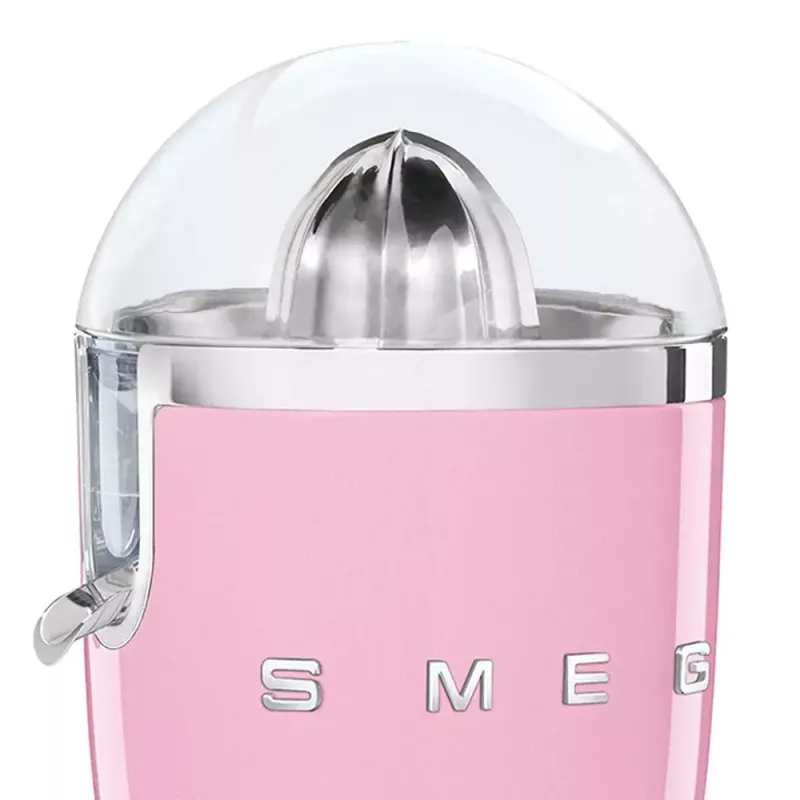 Electric citrus press Smeg CJF11PKEU 70 W Pink stainless steel
