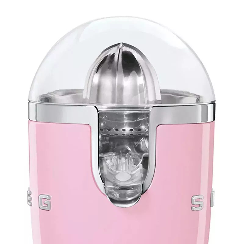 Electric citrus press Smeg CJF11PKEU 70 W Pink stainless steel