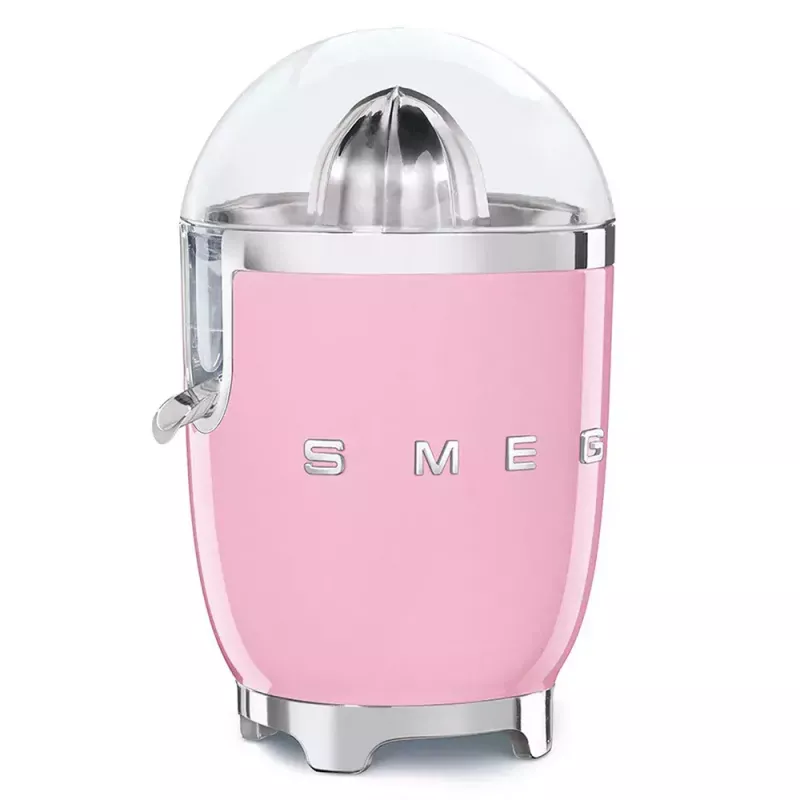 Electric citrus press Smeg CJF11PKEU 70 W Pink stainless steel