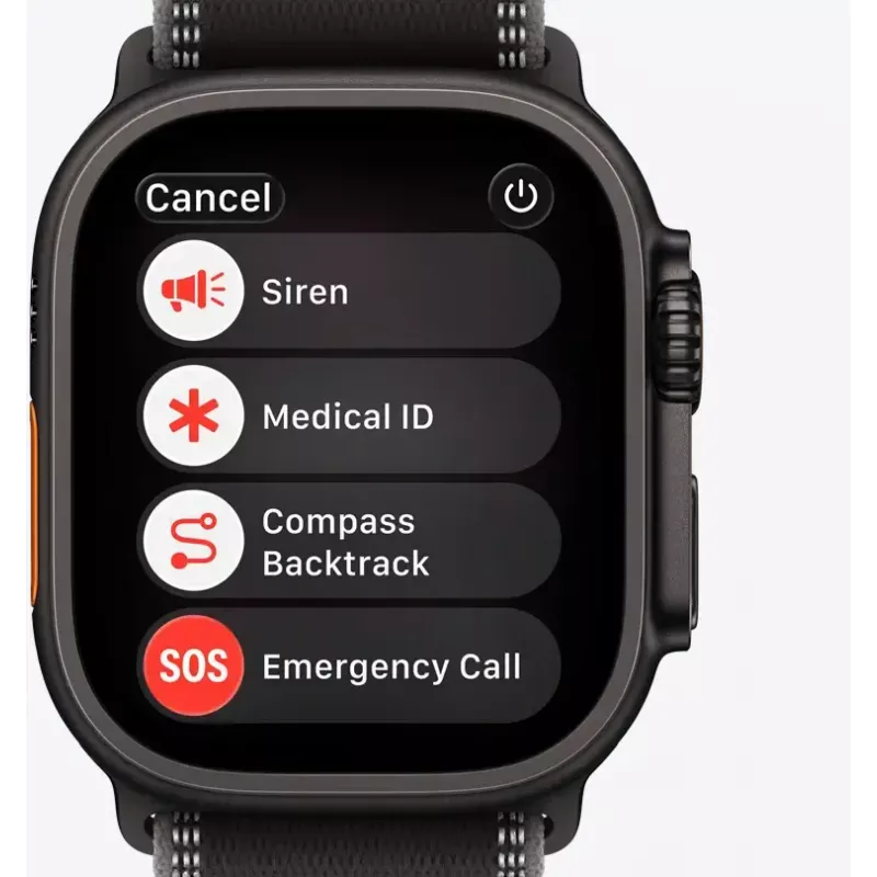 Smartwatch Apple Watch Series 11 GPS + Cellular 42mm Slate Titanium Case Black Sport Band S/M
