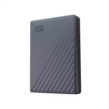 WESTERN DIGITAL Portable Hard Drive - My Passport - 4TB - USB-C/A 3.2 Gen 1 - Grey