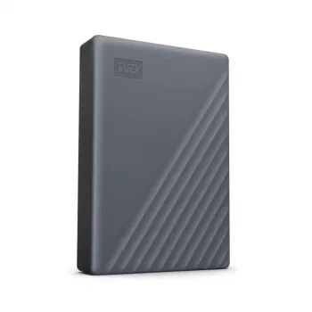 WESTERN DIGITAL Portable Hard Drive - My Passport - 4TB - USB-C/A 3.2 Gen 1 - Grey