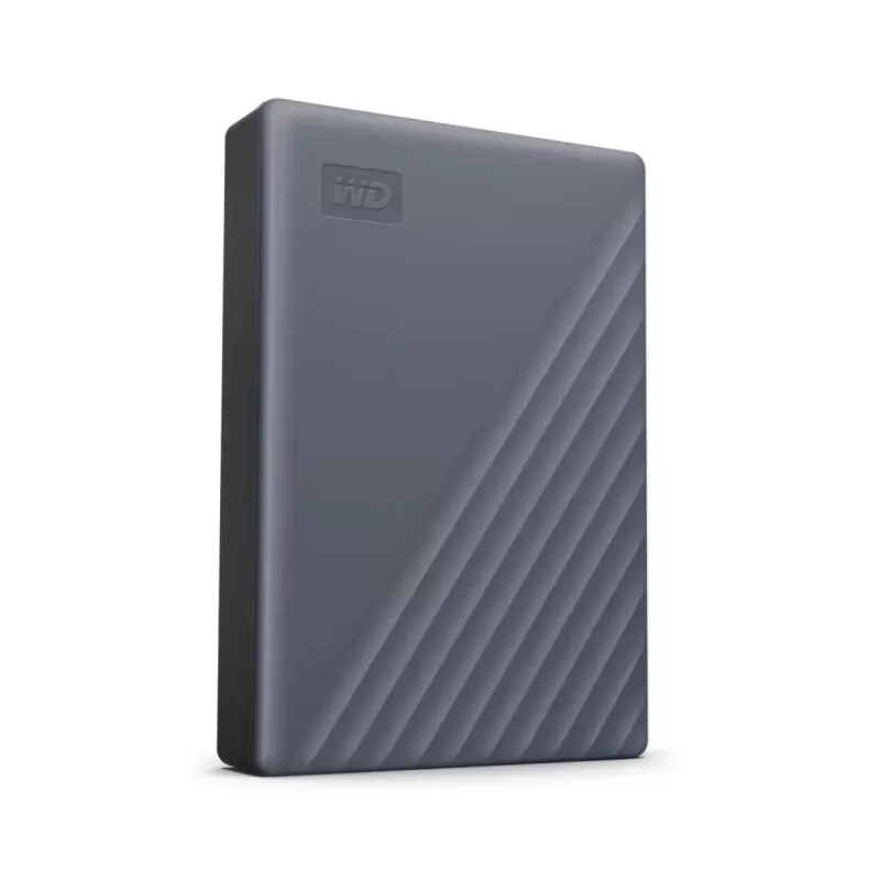 WESTERN DIGITAL Portable Hard Drive - My Passport - 4TB - USB-C/A 3.2 Gen 1 - Grey