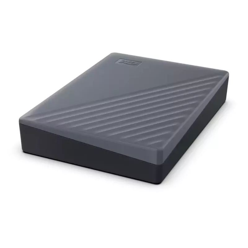 WESTERN DIGITAL Portable Hard Drive - My Passport - 4TB - USB-C/A 3.2 Gen 1 - Grey