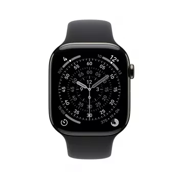 Smartwatch Apple Watch Series 11 GPS + Cellular 42mm Slate Titanium Case Black Sport Band M/L