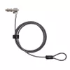 HP Essential Nano Combination Cable Lock, 1.83 m, Combination lock, Stainless steel