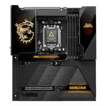 Motherboard MSI MEG X870E GODLIKE — X870E chipset, AM5 socket, ATX, DDR5 support