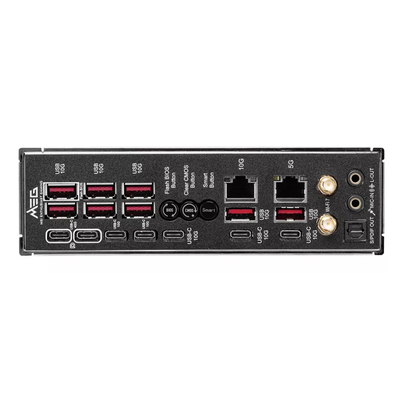 Motherboard MSI MEG X870E GODLIKE — X870E chipset, AM5 socket, ATX, DDR5 support