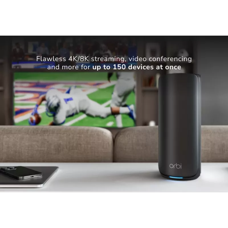 NETGEAR Orbi 870 Tri-band (2.4 GHz / 5 GHz / 6 GHz) Wi-Fi 7 (802.11be) Black 4 Internal