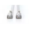 DIGITUS Slim Patch cable - CAT6A - F-FTP - 50cm - Grey