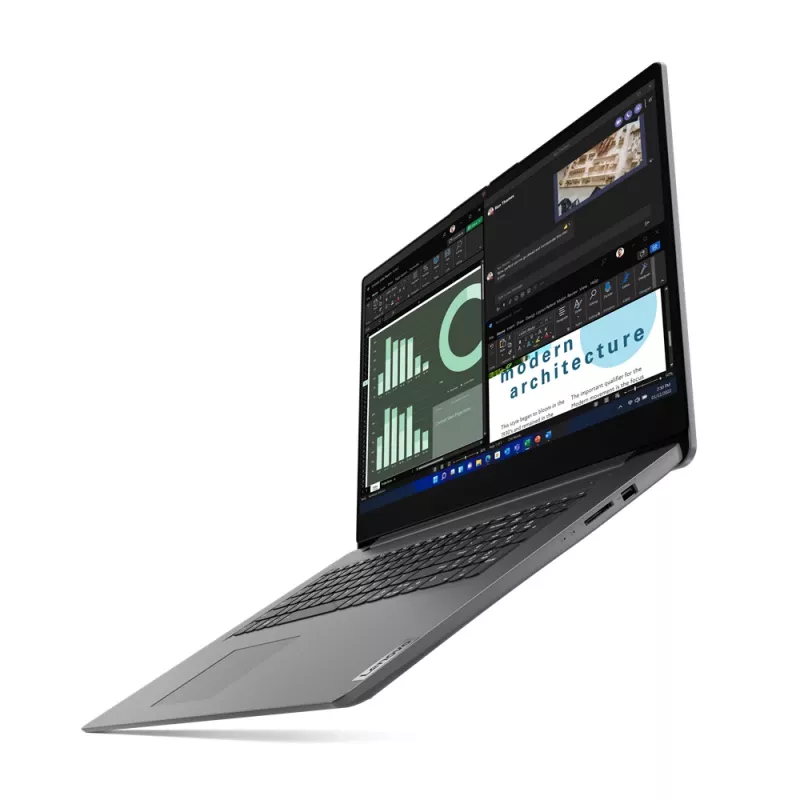 Lenovo V17 G4 IRU Intel® Core™ i7 i7-13620H Laptop 43.9 cm (17.3 inch) Full HD 16 GB DDR4-SDRAM 512 GB SSD Wi-Fi 6 (802.11ax) Windows 11 Pro German Grey
