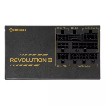 ENERMAX Power Supply Revolution III 850 Watt 80 Plus Gold Fully Modular ATX 3.1