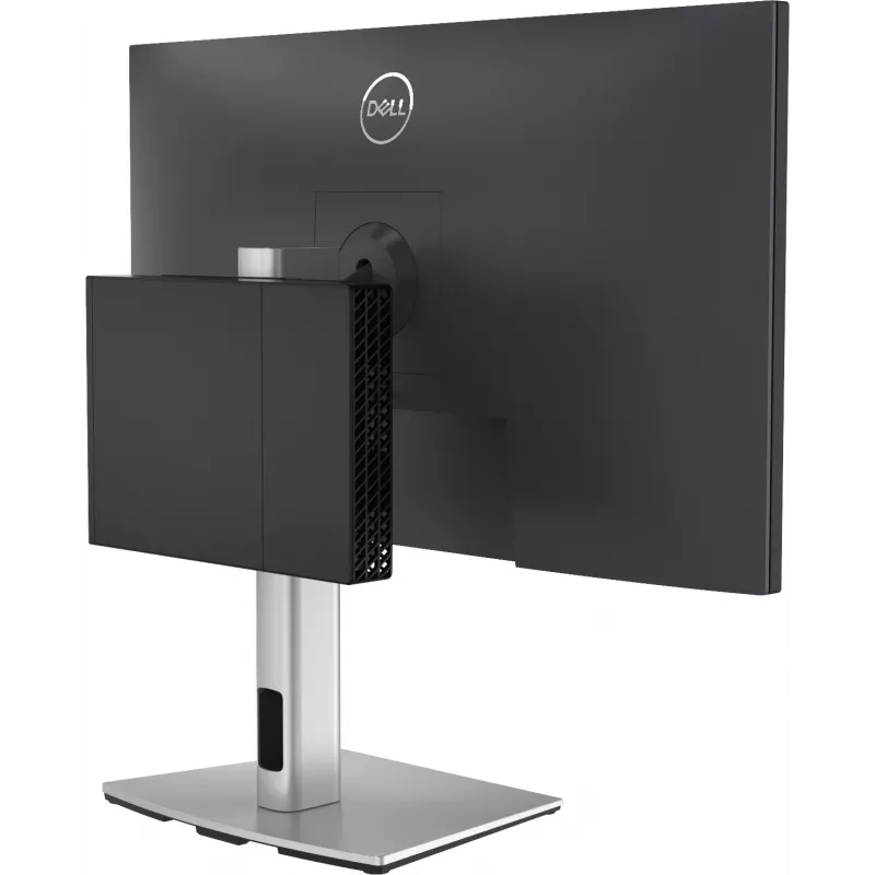 DELL Pro Micro All-in-One Stand - MFS22, 5.8 kg, 48.3 cm (19 inch), 68.6 cm (27 inch), 100 x 100 mm, Height adjustment, Silver, Black
