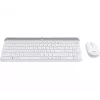 LOGITECH Slim Wireless Keyboard And Mouse Combo Mk470 - Offwhite - Qwerty Us/int'l