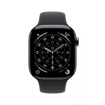APPLE Watch Series 11 gps + Cellular 46mm slate Titanium Case With Black Sport Band S/m