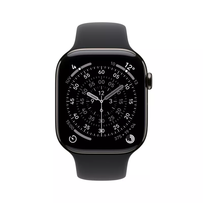 APPLE Watch Series 11 gps + Cellular 46mm slate Titanium Case With Black Sport Band S/m