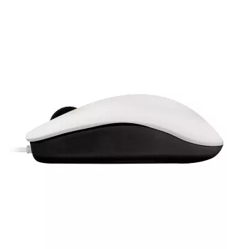 CHERRY MC 1000 Corded Mouse, Pale Grey, USB, Ambidextrous, Optical, USB Type-A, 1200 DPI, Grey