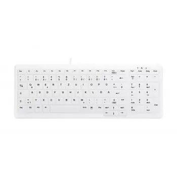 Contour Design Active Key Contour ClassicClean Medical Keyboard Removable Cover Compact Wired White DE C7000