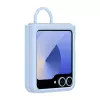 Samsung EF-PF741TLEGWW mobile phone case 17 cm (6.7 inch) Cover Blue