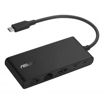 ASUS Dual 4K USB-C Dock DC201 Wired USB 3.2 Gen 2 (3.1 Gen 2) Type-C Black