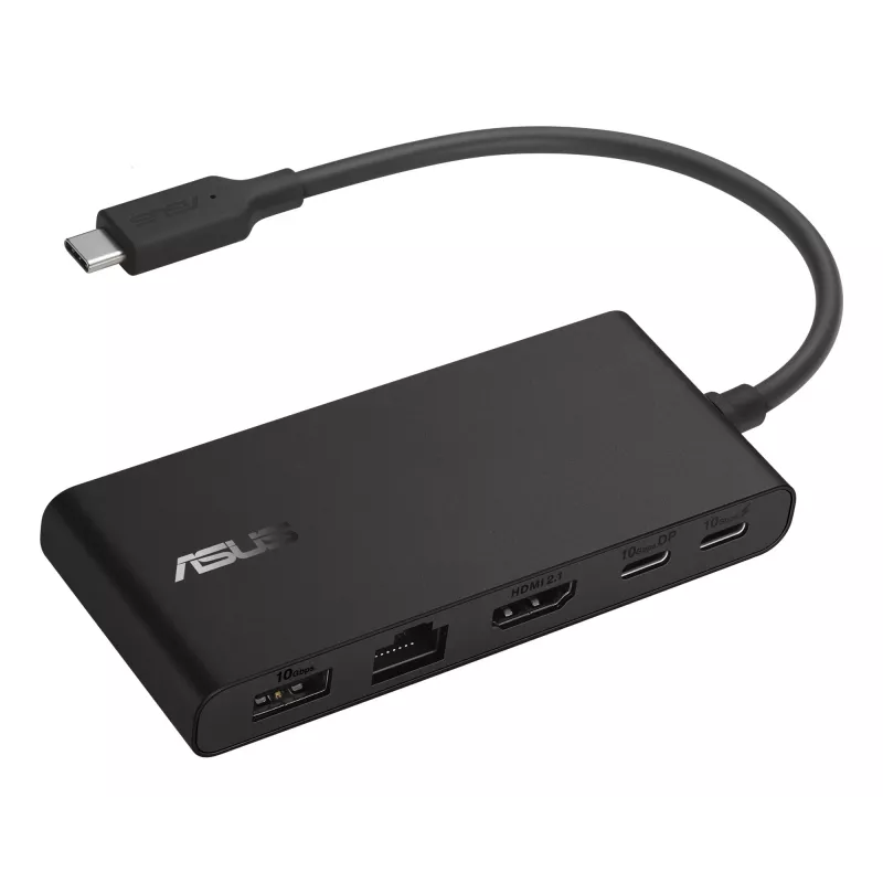 ASUS Dual 4K USB-C Dock DC201 Wired USB 3.2 Gen 2 (3.1 Gen 2) Type-C Black
