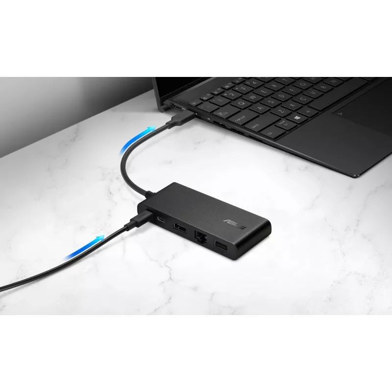 ASUS Dual 4K USB-C Dock DC201 Wired USB 3.2 Gen 2 (3.1 Gen 2) Type-C Black