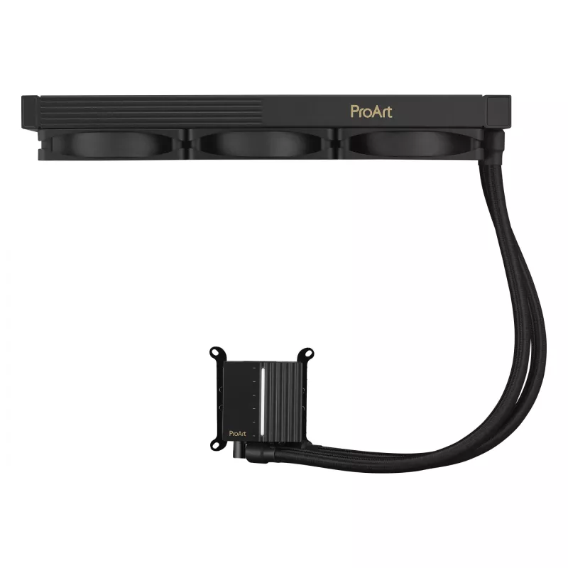 Liquid cooling kit ASUS ProArt LC 360 Black — 3x120 mm fans 800–2200 RPM, radiator 360 mm, copper base, 40 cm tubes