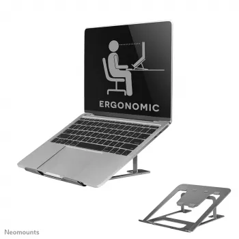 Neomounts NSLS085GREY Laptop stand 10-17 inch - foldable - compact - universal