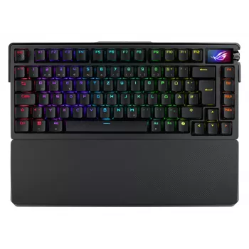 ASUS ROG Azoth Extreme keyboard Gaming USB + RF Wireless + Bluetooth QWERTZ Black