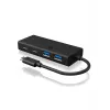 ICY BOX IB-HUB1426-CPD USB 3.2 Gen 1 (3.1 Gen 1) Type-C 5000 Mbit/s Black