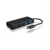 ICY BOX IB-HUB1426-CPD USB 3.2 Gen 1 (3.1 Gen 1) Type-C 5000 Mbit/s Black