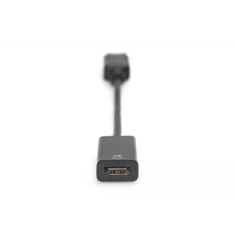 DIGITUS DP - HDMI Cable 20cm black DP - HDMI type A M/F HDMI 2.0