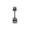 DIGITUS DP - HDMI Cable 20cm black DP - HDMI type A M/F HDMI 2.0