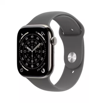 APPLE Watch Series 11 gps + Cellular 42mm natural Titanium Case With Stone Grey Sport Band S/m