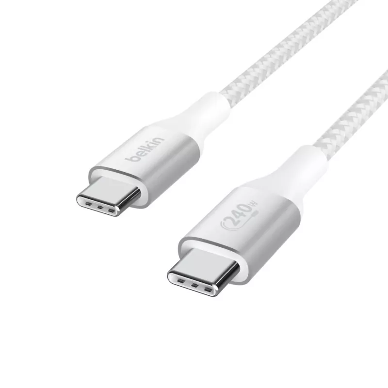 BELKIN USB Cable - Boostcharge - USB-c To USB-c Cable 240w - 1m - White