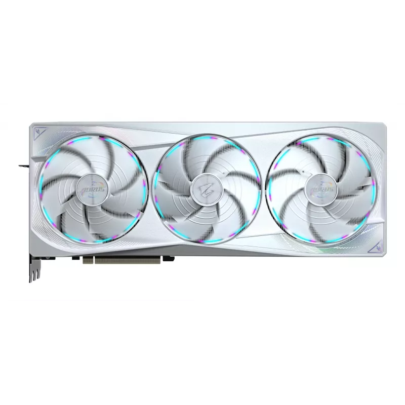 Graphics card GIGABYTE AORUS GeForce RTX 5080 MASTER ICE 16G — 16GB GDDR7, 256-bit, PCIe 5.0, 2805 MHz