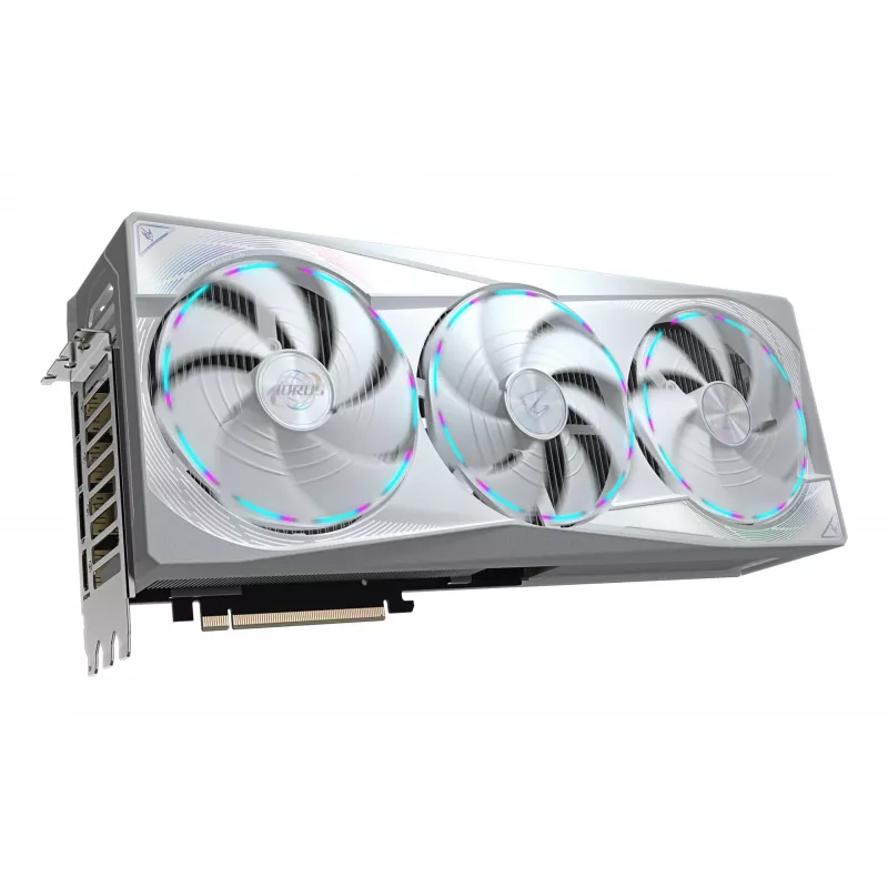 Graphics card GIGABYTE AORUS GeForce RTX 5080 MASTER ICE 16G — 16GB GDDR7, 256-bit, PCIe 5.0, 2805 MHz