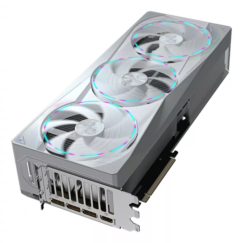 Graphics card GIGABYTE AORUS GeForce RTX 5080 MASTER ICE 16G — 16GB GDDR7, 256-bit, PCIe 5.0, 2805 MHz