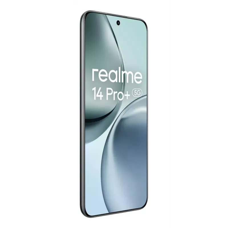 Smartphone REALME 14 Pro+ 5G 6.83 inch OLED 512 GB, 12 GB RAM, 6000 mAh, Suede Grey