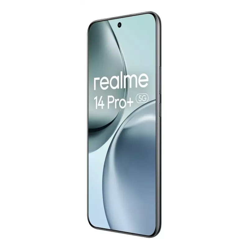 Smartphone REALME 14 Pro+ 5G 6.83 inch OLED 512 GB, 12 GB RAM, 6000 mAh, Suede Grey