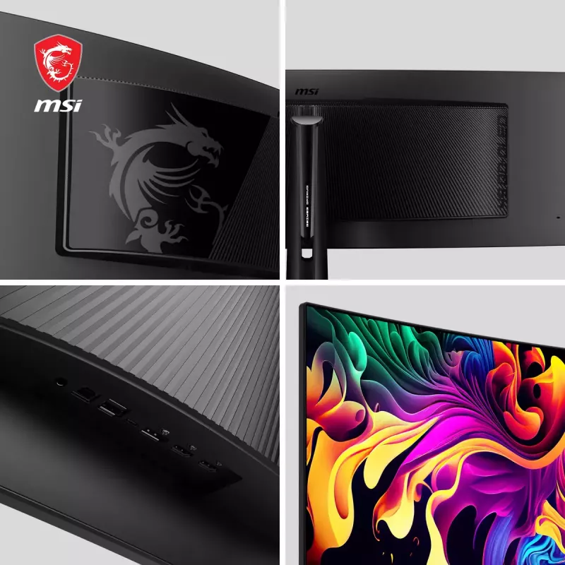 MSI MPG 491CQPDE QD-OLED computer monitor 124.5 cm (49 inch) 5120 x 1440 pixels DQHD Black